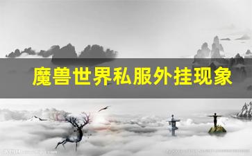 魔兽世界私服外挂现象及其对游戏生态的影响
